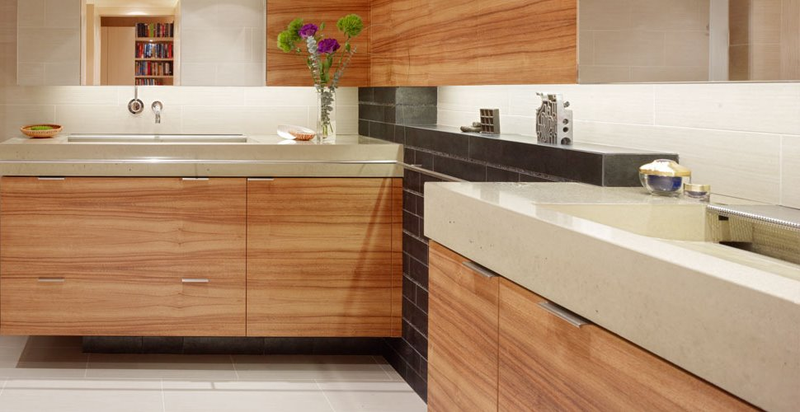 Illustration for article titled DIY Concrete Countertops in the Bathroom: For who? How? Why?